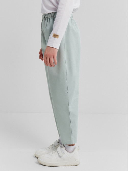 Джинсы для мальчика MINAKU: Jeans collection, светло-зелёные, рост 140 см
