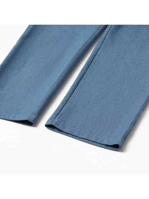 Джинсы для девочки MINAKU: Jeans collection, синие, рост 152 см