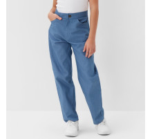 Джинсы для девочки MINAKU: Jeans collection, синие, рост 164 см