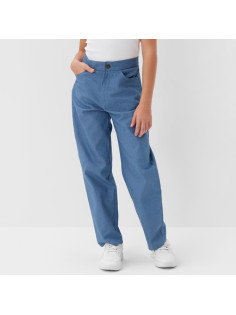 Джинсы для девочки MINAKU: Jeans collection, синие, рост 128 см