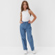 Джинсы для девочки MINAKU: Jeans collection, синие, рост 146 см