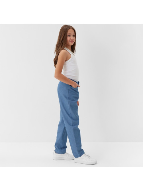 Джинсы для девочки MINAKU: Jeans collection, синие, рост 152 см