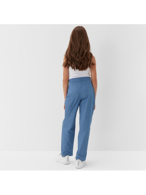 Джинсы для девочки MINAKU: Jeans collection, синие, рост 164 см
