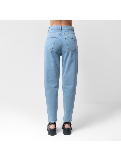 Джинсы женские мом MIST: Denim, размер (28) 44, голубые