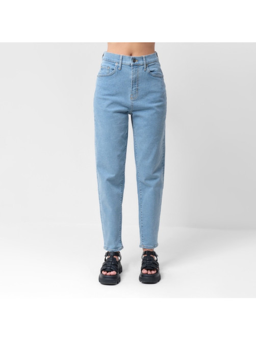 Джинсы женские мом MIST: Denim, размер (30) 46-48, голубые