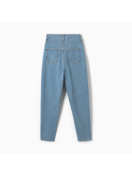 Джинсы женские мом MIST: Denim, размер (29) 44-46, голубые