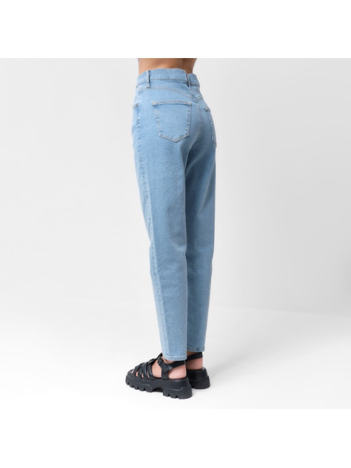 Джинсы женские мом MIST: Denim, размер (25) 40-42, голубые