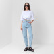 Джинсы женские мом MIST: Denim, размер (28) 44, голубые
