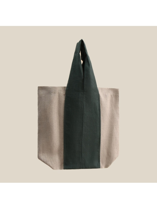 Сумка шоппер с ручками SL HOME Linen shopper, 50×50 см, 100% лён, 200 г/м2
