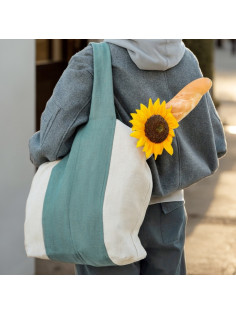 Сумка шоппер с ручками SL HOME Linen shopper, 50×50 см, 100% лён, 200 г/м2