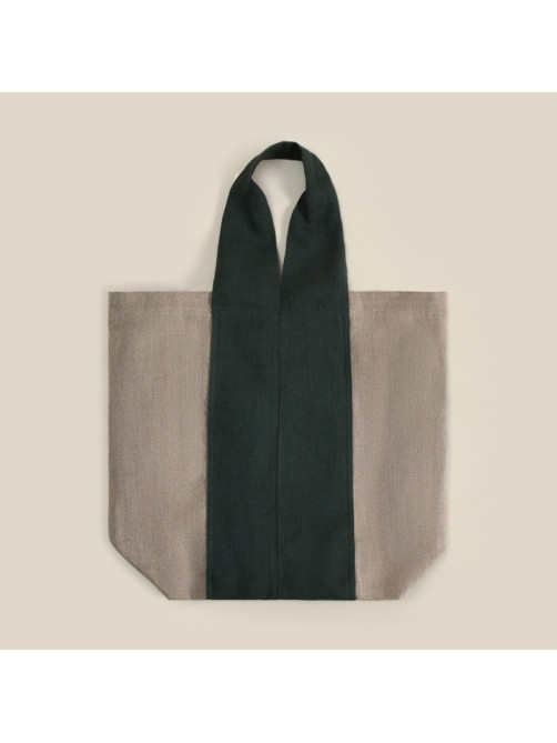 Сумка шоппер с ручками SL HOME Linen shopper, 50×50 см, 100% лён, 200 г/м2