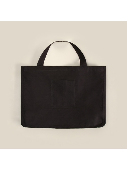 Сумка изо льна двухсторонняя SL HOME Linear bag, 67×35 см