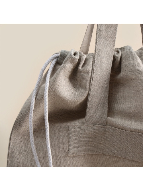 Сумка шоппер небелёный SL HOME Light shopper, 53×45 см, 100% лён, 200 г/м2