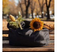 Сумка изо льна двухсторонняя SL HOME Linear bag, 67×35 см