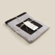 Сумка изо льна двухсторонняя SL HOME Linear bag, 67×35 см