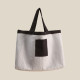 Сумка изо льна двухсторонняя SL HOME Linear bag, 67×35 см