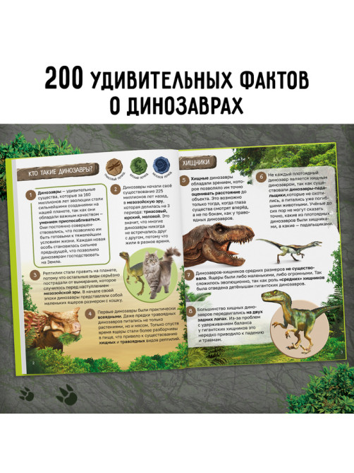 Энциклопедия «200 фактов о динозаврах», 48 стр.