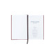 Ежедневник недатированный А5, 160 листов, «Небраска», бордовый