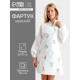 Фартук кухонный «Этель. Цветочек» 60×70 см, саржа 190 г/м², 100% хлопок