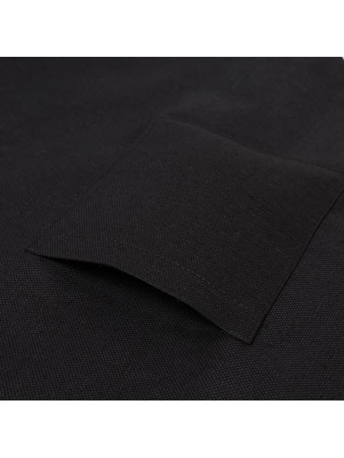Фартук кухонный «Этель» Minimalist design, 60×70 см, лён 45%, хлопок 55%, 395 г/м², чёрный
