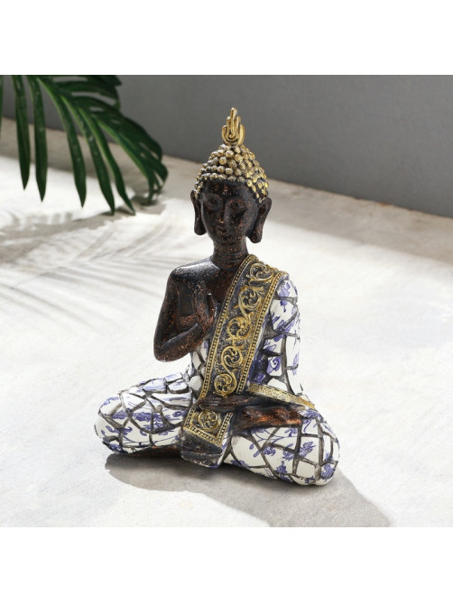 Фигурка полистоун TAKE IT EASY «Будда», мозаика, 15×8×21 см