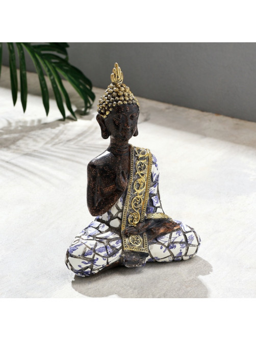Фигурка полистоун TAKE IT EASY «Будда», мозаика, 15×8×21 см