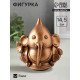 Фигурка гипс «Ганеша», 14.5×13.5×9 см, бронза