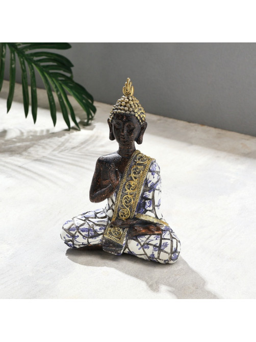 Фигурка полистоун TAKE IT EASY «Будда», мозаика, 15×8×21 см