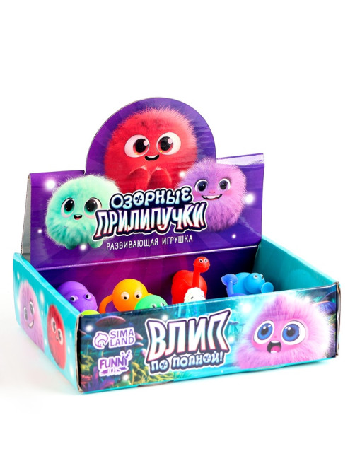 Развивающая игрушка Funny toys «Липучки монстрики», МИКС