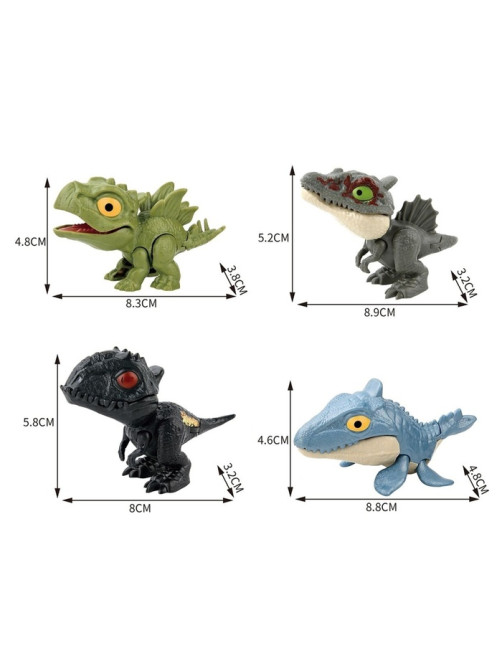 Игровой набор «Dino. Зубастики», 1 фигурка, подвижные детали, цвет МИКС
