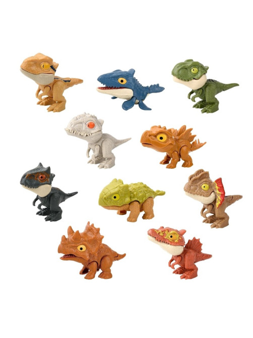 Игрушка - сюрприз «Dino. Зубастики», подвижные детали, 4 фигурки динозавров, МИКС