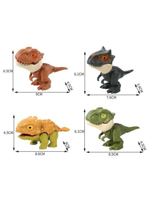 Игровой набор «Dino. Зубастики», 1 фигурка, подвижные детали, цвет МИКС