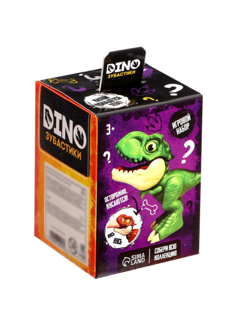 Игровой набор «Dino. Зубастики», 1 фигурка, подвижные детали, цвет МИКС