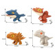 Игрушка - сюрприз «Dino. Зубастики», подвижные детали, 4 фигурки динозавров, МИКС