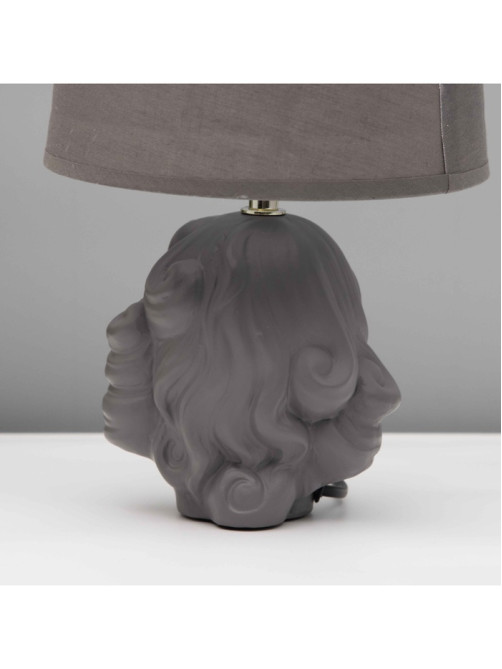 Лампа настольная «Афродита» 1×40 Вт Е14 серый 19×19×28.5 см