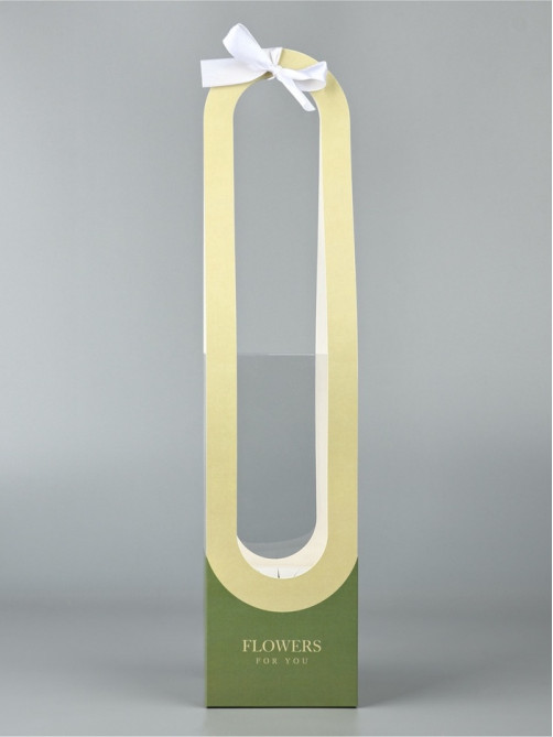 Коробка для цветов складная Flowers for you, 10×45×10 см
