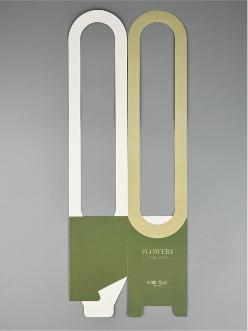 Коробка для цветов складная Flowers for you, 10×45×10 см