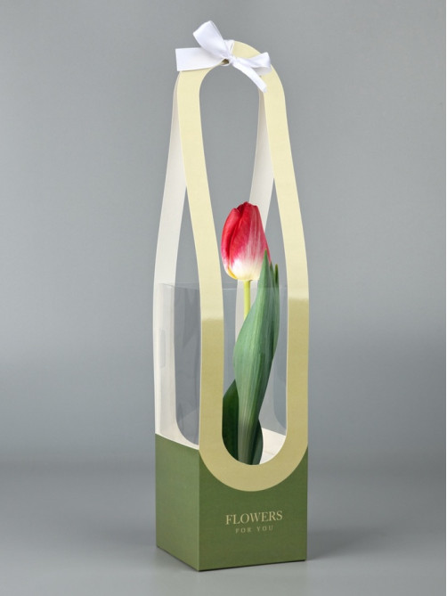 Коробка для цветов складная Flowers for you, 10×45×10 см