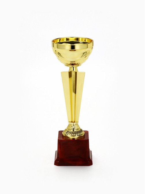 Кубок 196С, наградная фигура, золото, подставка пластик, 23.6×7.5×7.5 см