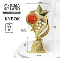 Кубок «Наша гордость», наградная фигура, золото, пластик, 16.5×8 см