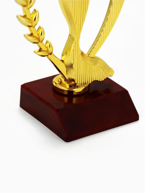 Кубок под нанесение, наградная фигура, золото, подставка пластик, 17.5×9.5×6.5 см