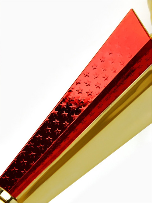 Кубок 196С, наградная фигура, золото, подставка пластик, 23.6×7.5×7.5 см
