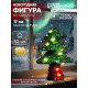 Светодиодная фигура из мишуры «Ёлочка зеленая» 17×13 см, 10 LED, от батареек AG10×3, свечение тёплое белое