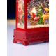 Светодиодная фигура «Упряжка» 5.5×14×19.5 см, от батареек 3хААА, музыка, USB, свечение тёплое белое