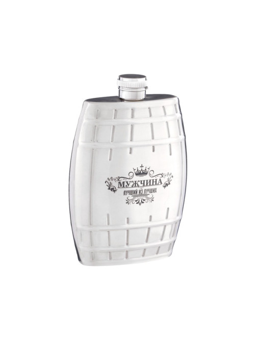 Фляжка «Мужчина», нержавеющая сталь, 180 мл, 6 oz