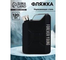 Фляжка для алкоголя, нержавеющая сталь, 120 мл