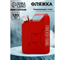 Фляжка для алкоголя, нержавеющая сталь, 120 мл