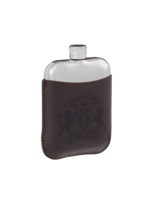 Фляжка «Мужик», нержавеющая сталь, 180 мл, 6 oz