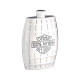 Фляжка «100% мужик», нержавеющая сталь, 180 мл, 6 oz