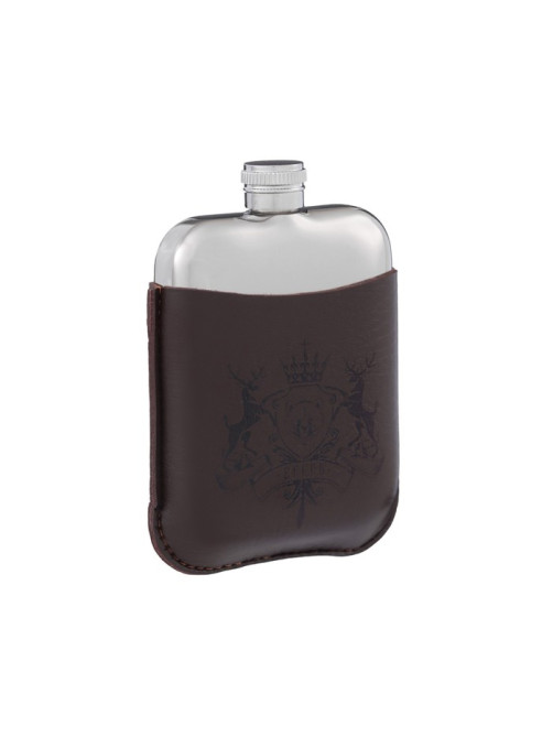 Фляжка «Егерь», нержавеющая сталь, чехол, 180 мл, 6 oz